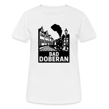 Mauvais Doberan - T-shirt respirant Femme - blanc - Devant - AI Model Female 172 dark (172cm)