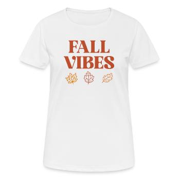 Fall Vibes - Women's Breathable T-Shirt - white - Front - AI Model Female 172 dark (172cm)