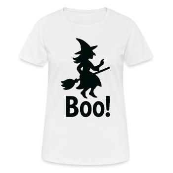 Witch Boo! Halloween - Women's Breathable T-Shirt - white - Front - AI Model Female 172 dark (172cm)