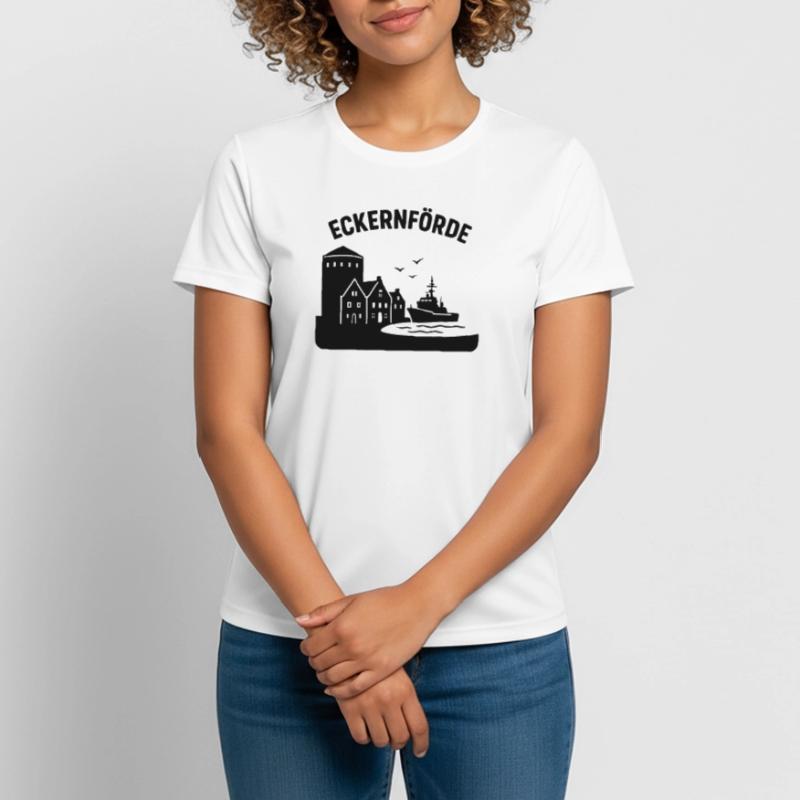eckernförde schleswig holstein Frauen T-Shirt atmungsaktiv