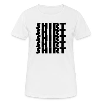 CHEMISE BAUHAUS - T-shirt respirant Femme - blanc - Devant - AI Model Female 172 dark (172cm)