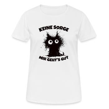 It ́s Fine I ́m Fine Everything Is Fine - Women's Breathable T-Shirt - white - Front - AI Model Female 172 dark (172cm)
