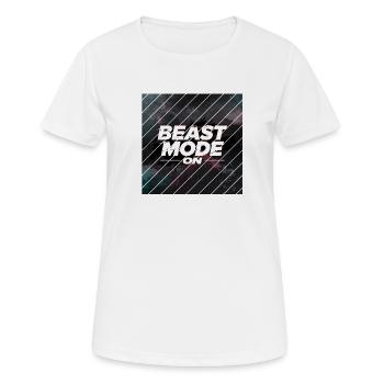 Beast Mod... On - T-shirt respirant Femme - blanc - Devant - AI Model Female 172 dark (172cm)
