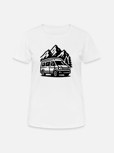 Vanlife - Women's Breathable T-Shirt - white