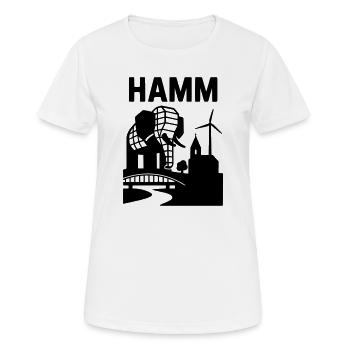 Hamm Westphalia Landmark - Women's Breathable T-Shirt - white - Front - AI Model Female 172 dark (172cm)