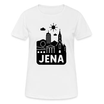Jena Silhouette - Women's Breathable T-Shirt - white - Front - AI Model Female 172 dark (172cm)