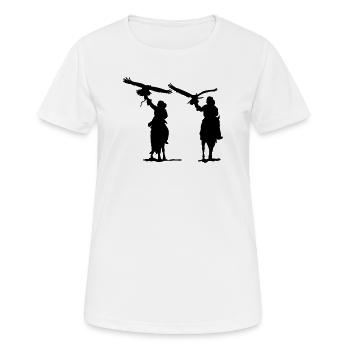 Hunter - Women's Breathable T-Shirt - white - Front - AI Model Female 172 dark (172cm)