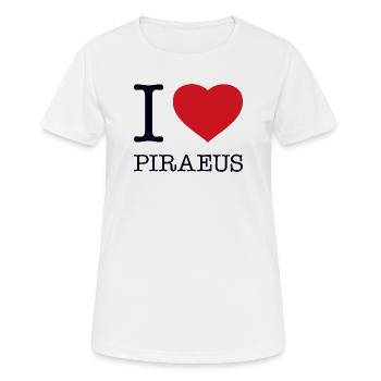J’adore Le Pirée - T-shirt respirant Femme - blanc - Devant - AI Model Female 172 dark (172cm)