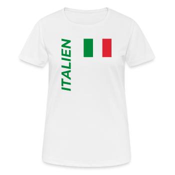 Turin - Frauen T-Shirt atmungsaktiv - Weiß - Vorne - AI Model Female 172 dark (172cm)