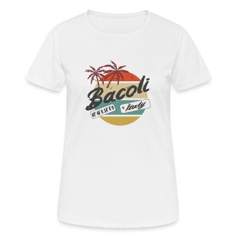 Bacoli millésimé - T-shirt respirant Femme - blanc - Devant - AI Model Female 172 dark (172cm)