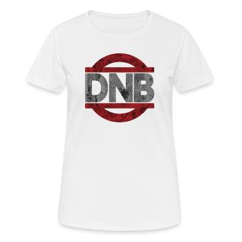 DNB biegt Grunge nicht - Frauen T-Shirt atmungsaktiv - Weiß - Vorne - AI Model Female 172 dark (172cm)
