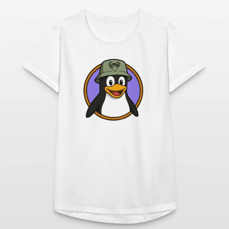 Tux Linux + GNU Hat Women's Breathable T-Shirt