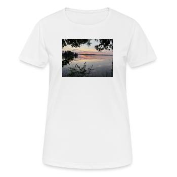 Summer - Frauen T-Shirt atmungsaktiv - Weiß - Vorne - AI Model Female 172 dark (172cm)