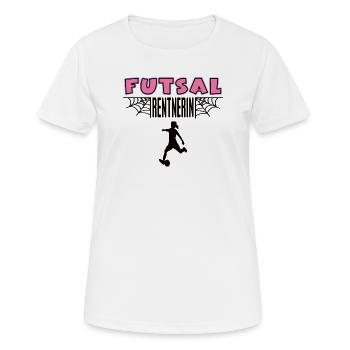 Futsal Retraité Futsal Retraité Futsal Retraite - T-shirt respirant Femme - blanc - Devant - AI Model Female 172 dark (172cm)