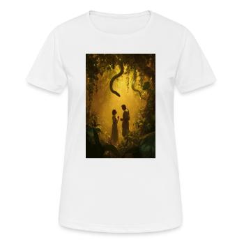 Enchanted Jungle Romance - Women's Breathable T-Shirt - white - Front - AI Model Female 172 dark (172cm)
