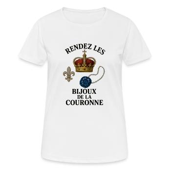 Crown Jewels - Women's Breathable T-Shirt - white - Front - AI Model Female 172 dark (172cm)