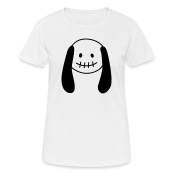 Poupée zombie – Mignon et effrayant combinés - T-shirt respirant Femme - blanc - Devant - AI Model Female 172 dark (172cm)