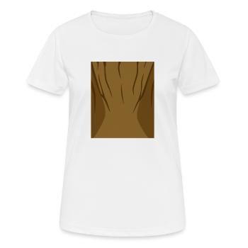 Pferd Bauch faul Halloween Kostüm Lustiges Tier - Frauen T-Shirt atmungsaktiv - Weiß - Vorne - AI Model Female 172 dark (172cm)