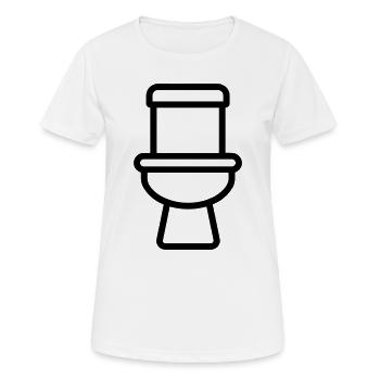 toilette - T-shirt respirant Femme - blanc - Devant - AI Model Female 172 dark (172cm)