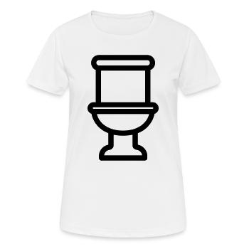 toilette - T-shirt respirant Femme - blanc - Devant - AI Model Female 172 dark (172cm)