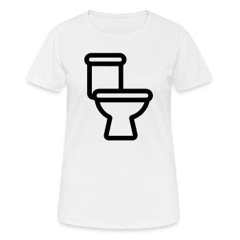 toilette - T-shirt respirant Femme - blanc - Devant - AI Model Female 172 dark (172cm)