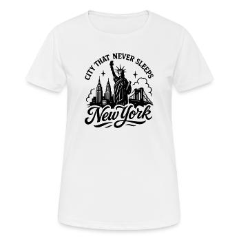 New york NY Yankees shirt - Frauen T-Shirt atmungsaktiv - Weiß - Vorne - AI Model Female 172 dark (172cm)