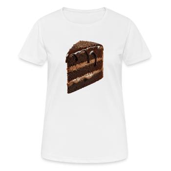 Cake - Women's Breathable T-Shirt - white - Front - AI Model Female 172 dark (172cm)