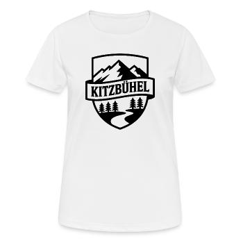 Kitzbühel - Création de souvenirs - T-shirt respirant Femme - blanc - Devant - AI Model Female 172 dark (172cm)