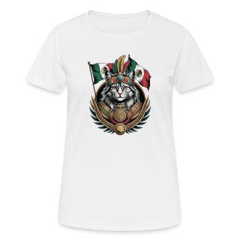 Maja Mexico Chat - T-shirt respirant Femme - blanc - Devant - AI Model Female 172 dark (172cm)