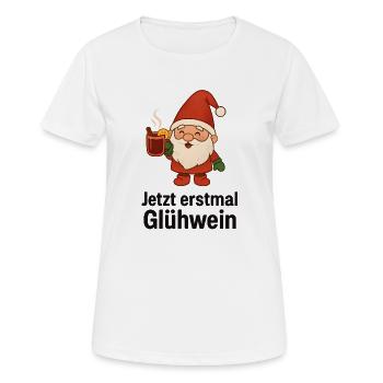 Nain de vin chaud - T-shirt respirant Femme - blanc - Devant - AI Model Female 172 dark (172cm)