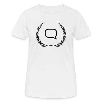 Couronne de bulles - T-shirt respirant Femme - blanc - Devant - AI Model Female 172 dark (172cm)