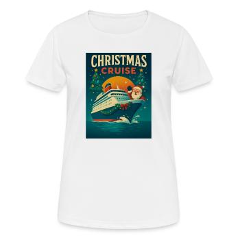Weihnachtskreuzfahrt - Frauen T-Shirt atmungsaktiv - Weiß - Vorne - AI Model Female 172 dark (172cm)