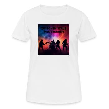Between dust and stars - Women's Breathable T-Shirt - white - Front - AI Model Female 172 dark (172cm)