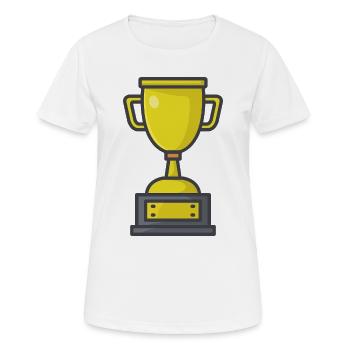 Trophée - T-shirt respirant Femme - blanc - Devant - AI Model Female 172 dark (172cm)