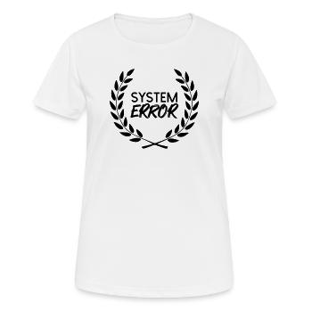 System failure - Women's Breathable T-Shirt - white - Front - AI Model Female 172 dark (172cm)