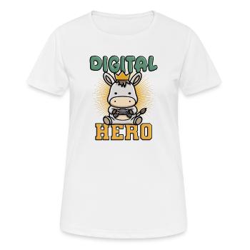 gaming gaming gaming - Women's Breathable T-Shirt - white - Front - AI Model Female 172 dark (172cm)
