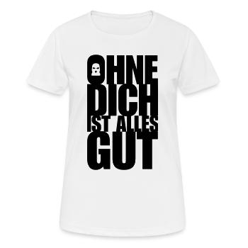 without you - Women's Breathable T-Shirt - white - Front - AI Model Female 172 dark (172cm)