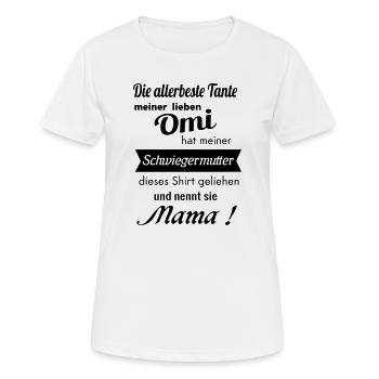 Verwandte w - Frauen T-Shirt atmungsaktiv - Weiß - Vorne - AI Model Female 172 dark (172cm)