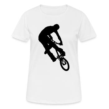 Bicyclette - T-shirt respirant Femme - blanc - Devant - AI Model Female 172 dark (172cm)