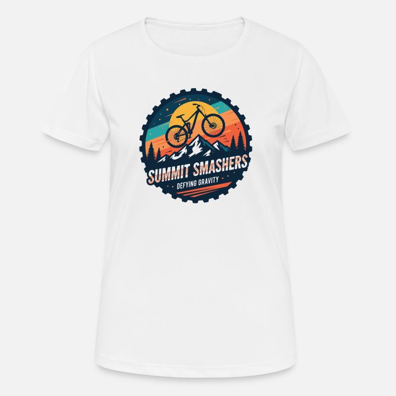 Summit Smashers Defying Gravity - Women's Breathable T-Shirt - white