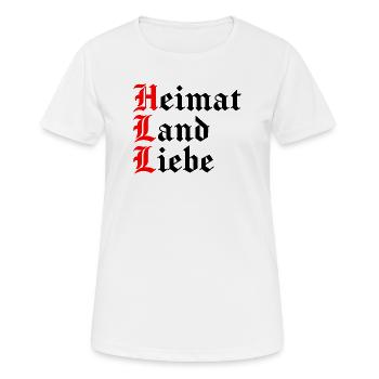 Home Country Dear Proud German Patriot - Women's Breathable T-Shirt - white - Front - AI Model Female 172 dark (172cm)