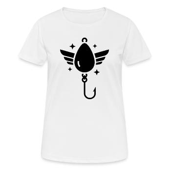 Heiliger Angelhaken Flügel Vektor - Frauen T-Shirt atmungsaktiv - Weiß - Vorne - AI Model Female 172 dark (172cm)