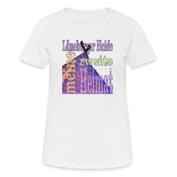 Lüneburger Heide - Frauen T-Shirt atmungsaktiv - Weiß - Vorne - AI Model Female 172 dark (172cm)