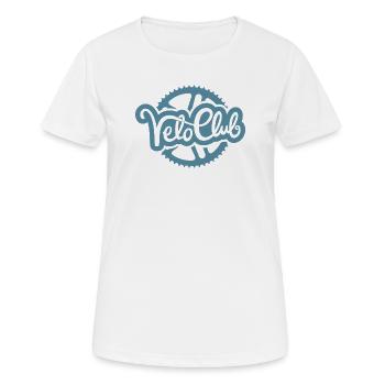 Velo Club – your exclusive cyclist design - Women's Breathable T-Shirt - white - Front - AI Model Female 172 dark (172cm)