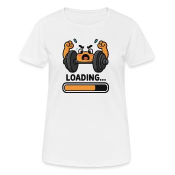 Loading Power Lift Cartoon - Women's Breathable T-Shirt - white - Front - AI Model Female 172 dark (172cm)