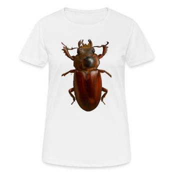 Bronze Bug Crest - Women's Breathable T-Shirt - white - Front - AI Model Female 172 dark (172cm)