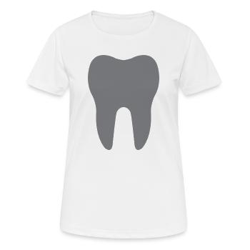 Dent - T-shirt respirant Femme - blanc - Devant - AI Model Female 172 dark (172cm)