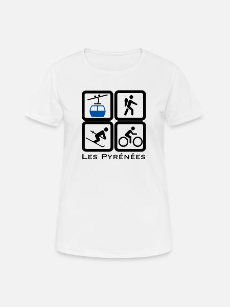 The Pyrenees - Women's Breathable T-Shirt - white