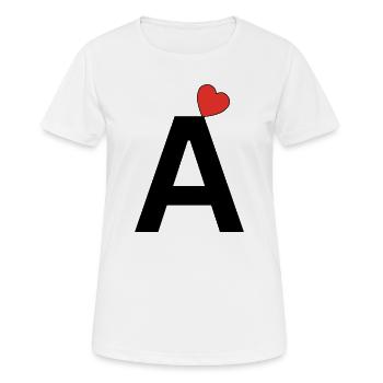 A - T-shirt respirant Femme - blanc - Devant - AI Model Female 172 dark (172cm)
