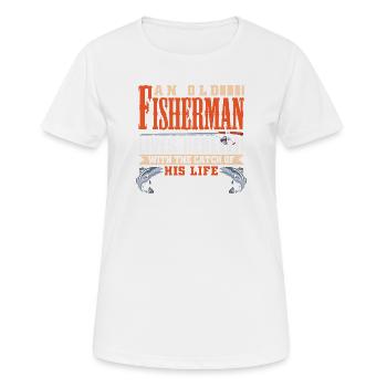 Pêcheurs Pêcheurs Pêcheurs Pêcheurs Pêcheurs Sportifs - T-shirt respirant Femme - blanc - Devant - AI Model Female 172 dark (172cm)
